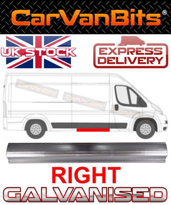 For Fiat Ducato Boxer Relay Jumper 2006 Side Body Repair Outer Panel Sill Right 374185775105