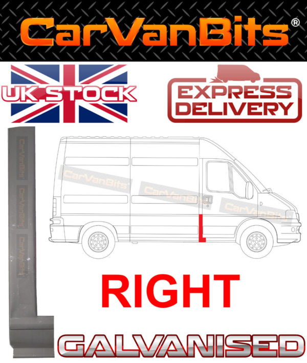 For Fiat Ducato Boxer Relay Jumper 94 06 B Pillar Middle Repair Body Panel Sill 374191229075