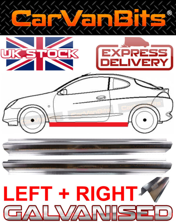 For Ford Puma 97 02 Sill Repair Body Rust Outer Panel Galvanised Pair 374003355715