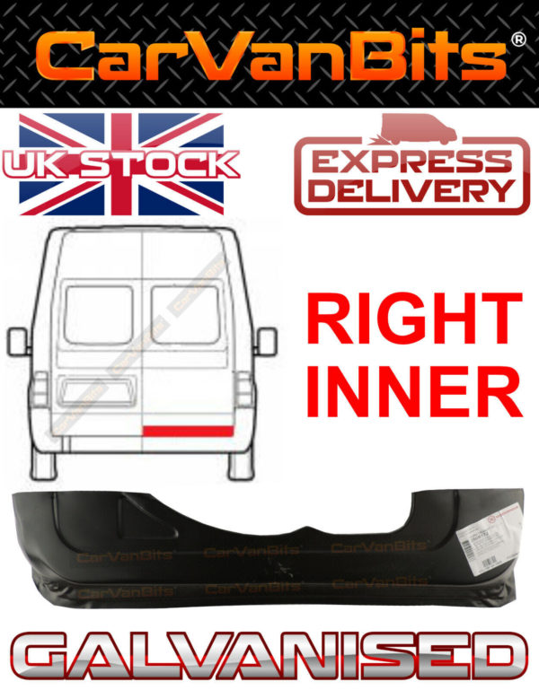 For Ford Transit Mk6 Mk7 00 13 Rear Door Lower Repair Rust Panel Skin Inner Righ 374259915885