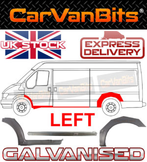 For Ford Transit Mwb Lwb 00 14 Mk6 Mk7 Rear Wheel Arch Door Repair Panel Set Ns 374245065885