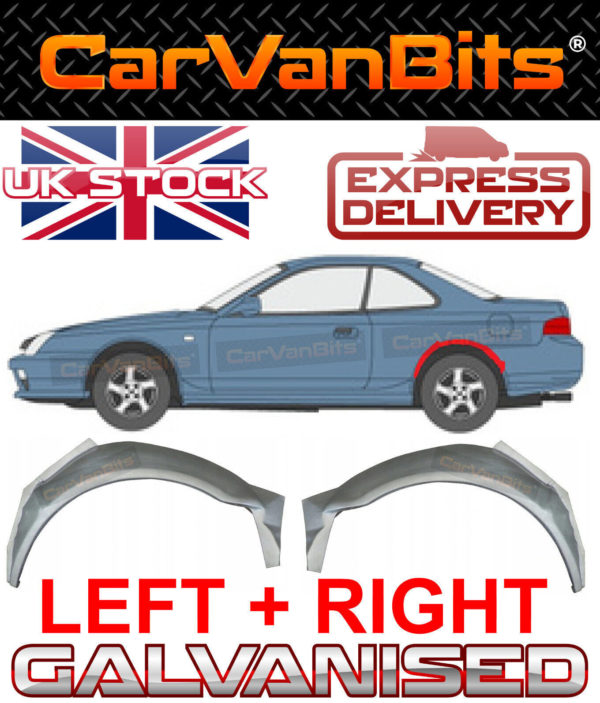 For Honda Prelude V Bb 96 01 Rear Inner Wheel Arch Repair Panel Wing Pair Lr 373740485165