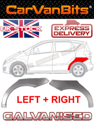 For Mercedes A Class W169 04 12 Rear Wheel Arch Repair Body Rust Outer Panel X2 374259915755