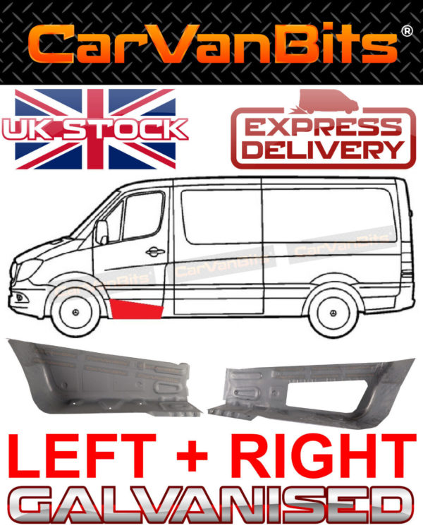 For Mercedes Sprinter Vw Crafter 06 18 Front Inner Sill Doorstep Repair Panel X2 374259915845