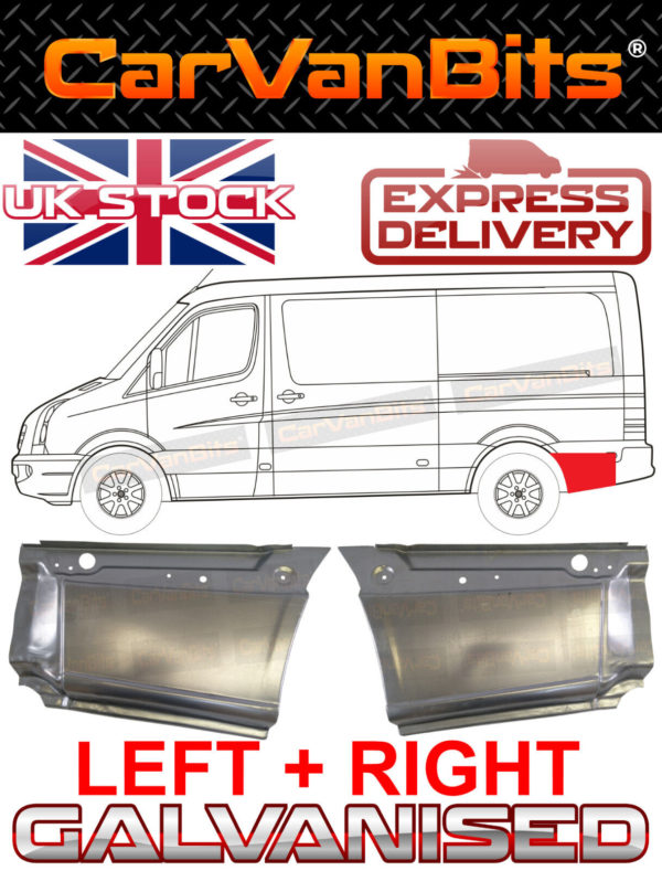 For Mercedes Sprinter Vw Crafter Mwb 06 18 Behind Rear Wheel Arch Repair Panel P 374409149835