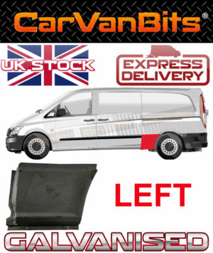 For Mercedes Vito Viano W639 03 10 Xlwb In Front Of Rear Wheel Arch Repair Panel 374945396855