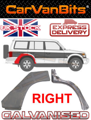 For Mitsubishi Pajero 2 91 99 5 Door Rear Wheel Arch Wing Repair Body Panel Righ 374409360855