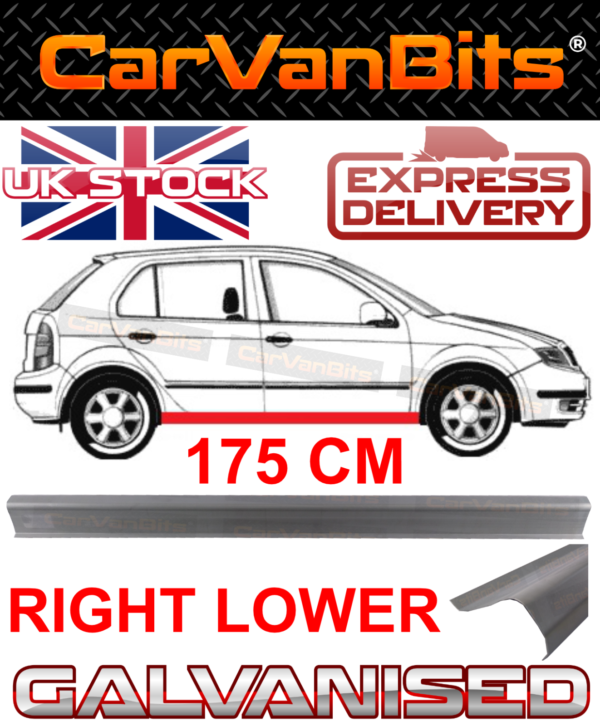 For Skoda Fabia 6y 99 07 4 Or 5 Door Lower Sill Repair Body Rust Outer Panel Os 374505314555