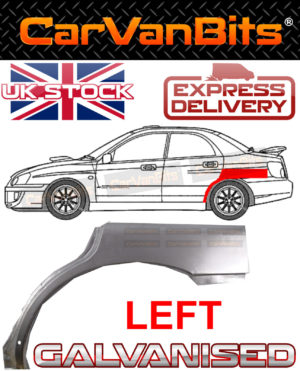 For Subaru Impreza Gd 01 07 Saloon Rear Wheel Arch Repair Body Rust Panel Lef 374191645745