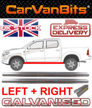 For Toyota Hilux 05 15 N70 24 Door Sill Repair Body Rust Outer Panel 190cm Pair 374185239365