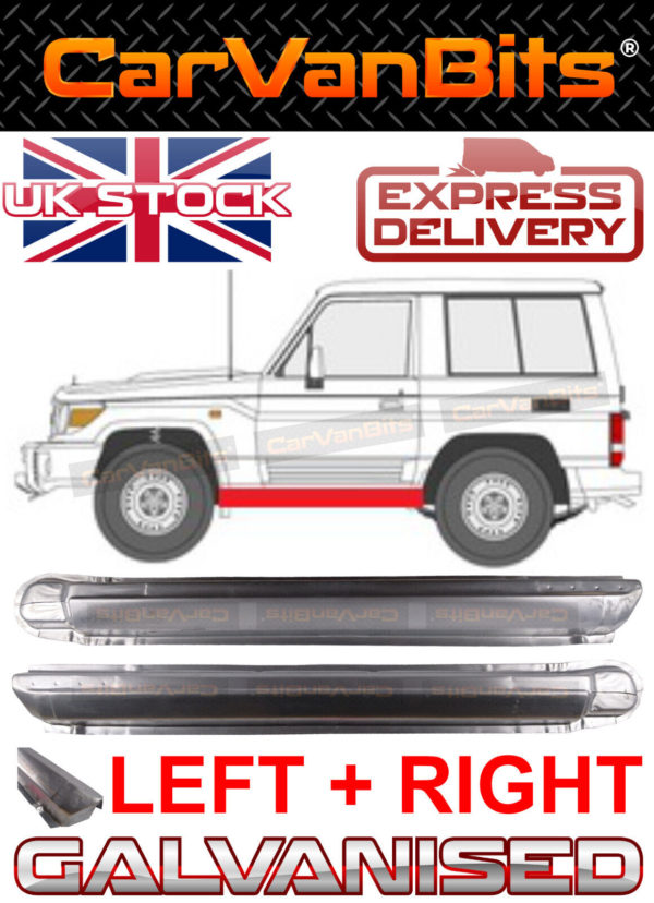 For Toyota Land Cruiser 74 91 2 Door J40 J60 J62 J75 Full Sill Repair Body Panel 374259915925