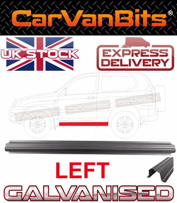 For Toyota Land Cruiser Fj120 J120 3d 03 09 Sill Repair Body Outer Panel Left 375173007605