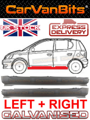 For Toyota Yaris Xp10 99 05 5 Door Full Sill Repair Body Rust Outer Panel Pair 374259915805