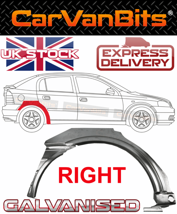 For Vauxhall Astra G 98 09 5 Door Rear Wheel Arch Repair Body Outer Panel Right 375342026125