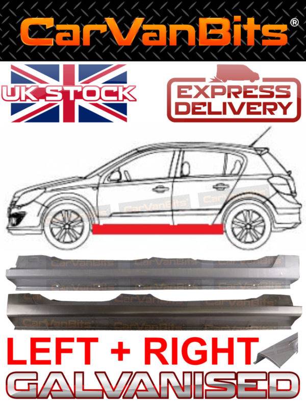 For Vauxhall Astra H 03 12 5 Door Full Sill Repair Body Rust Outer Panel Pair 374369682275