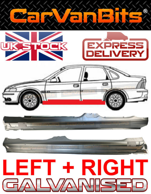 For Vauxhall Vectra B 95 02 4d Or 5d Full Sill Repair Body Rust Panel Outer Pair 373848761815