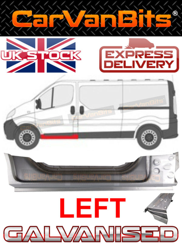 For Vauxhall Vivaro Trafic Primastar 01 14 Under Front Door Sill Repair Panel 374085715905