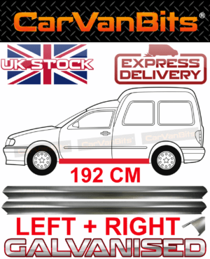 For Vw Caddy Ii 9u 9kv Seat Inca 95 04 Sill Repair Body Rust Panel Pair 375335976245