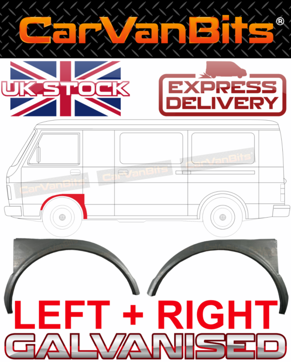 For Vw Lt 28 31 35 75 96 Front Wheel Arch Wing Repair Rust Body Panel Pair 375082060355