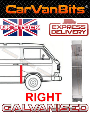 For Vw Transporter T3 79 92 B Post Pillar Side Repair Plating Lower Panel Right 373645930355