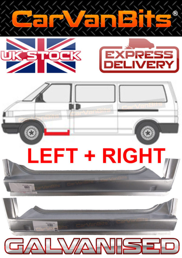 For Vw Transporter T4 90 03 Front Doorstep Sill Repair Panel Outer Pair 373106349595