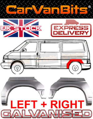 For Vw Transporter T4 Lwb 90 03 Rear Wheel Arch Wing Fender Repair Body Panel X2 373386428985