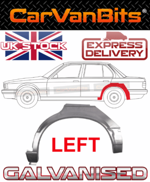 For Bmw 3 E30 4 Door 82 87 Rear Wheel Arch Repair Body Rust Wing Panel Left 375145244016