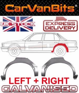 For Bmw 3 E30 4 Door 82 87 Rear Wheel Arch Repair Body Rust Wing Panel Pair 375145245366