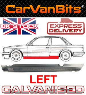 For Bmw 3 E30 82 94 2 Door Full Sill Repair Body Rust Panel Left Klokkerholm 373763878706