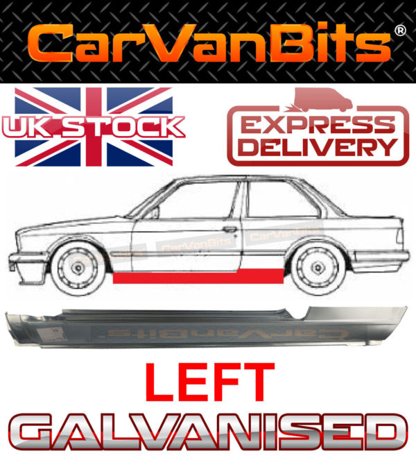 For Bmw 3 E30 82 94 2 Door Full Sill Repair Body Rust Panel Left Klokkerholm 373763878706