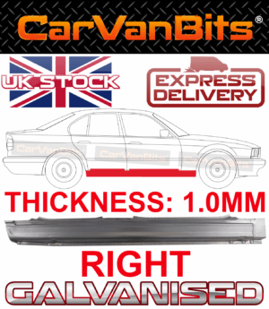 For Bmw 5 E34 87 96 Saloon Estate Full Sill Repair Panel Outer 10mm Thick Right 375211745496