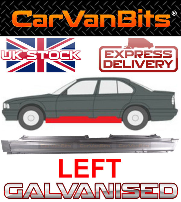 For Bmw 5 E34 87 96 Saloon Estate Full Sill Repair Panel Outer Galvanised Left 373670136996