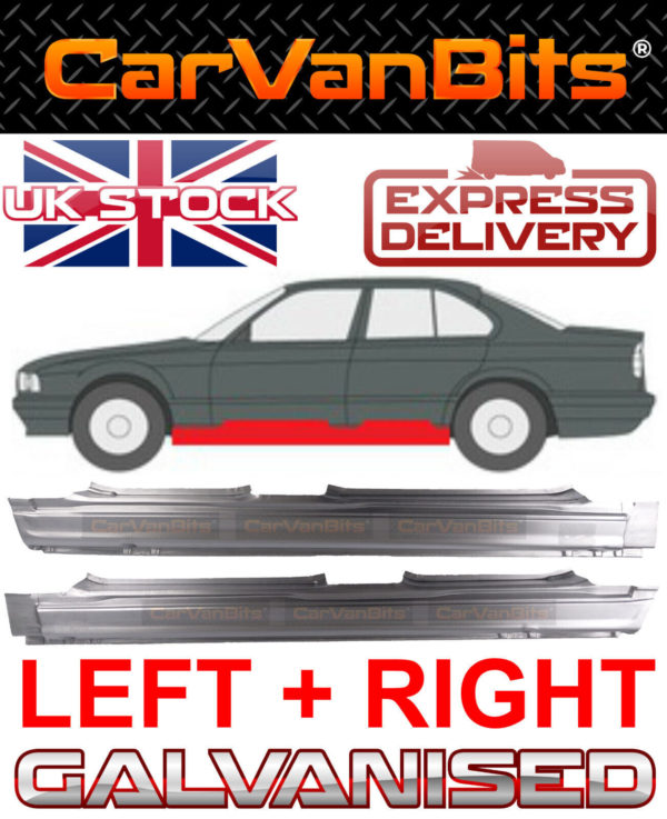 For Bmw 5 E34 87 96 Saloon Estate Full Sill Repair Panel Outer Galvanised Pair 373670126226