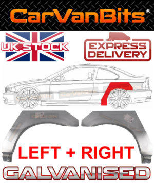 For Bmw E46 3 Coupe Cabrio 98 06 Rear Wheel Arch Wing Fender Repair Panel Pair 373518736456