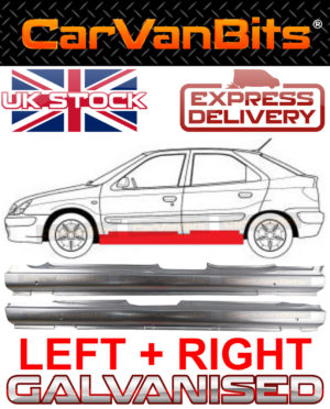 For Citroen Xsara 97 05 45 Door Full Sill Repair Body Rust Outer Panel Pair 374259915826