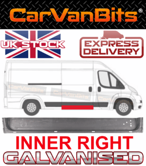 For Fiat Ducato Boxer Relay Jumper 06 Side Sliding Door Repair Panel Sill Right 375222333646