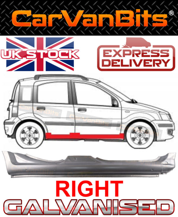 For Fiat Panda 03 12 Full Sill Repair Body Rust Outer Panel Oe Ref 71734758 Righ 374432402346