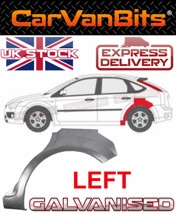 For Ford Focus Mk2 04 11 4d 5d Rear Wheel Arch Repair Body Panel Left 375152835776