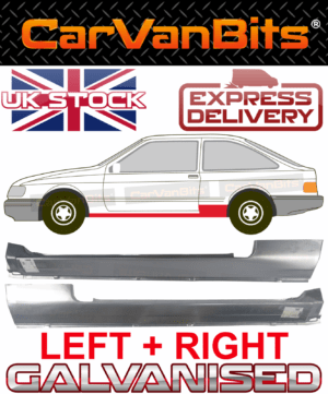 For Ford Sierra 3 Door 82 93 Full Sill Repair Body Outer Panel Pair 375289660276