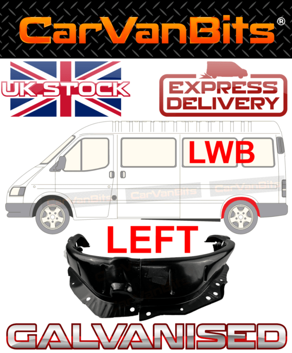 For Ford Transit Mk4 Mk5 91 00 Lwb Rear Inner Wheel Arch Repair Body Panel Left 375524241496