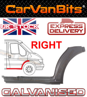 For Ford Transit Mk6 Mk7 00 13 Front Wheel Arch Wing Door Sill Repair Panel Os 373638329446