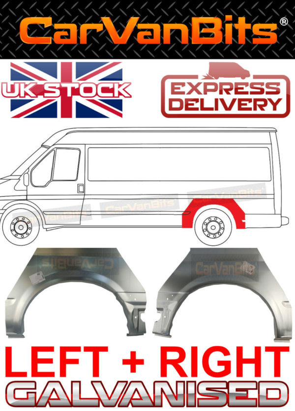 For Ford Transit Mwb Lwb 00 14 Mk6 Mk7 Rear Wheel Arch Repair Body Rust Panel 373196436236