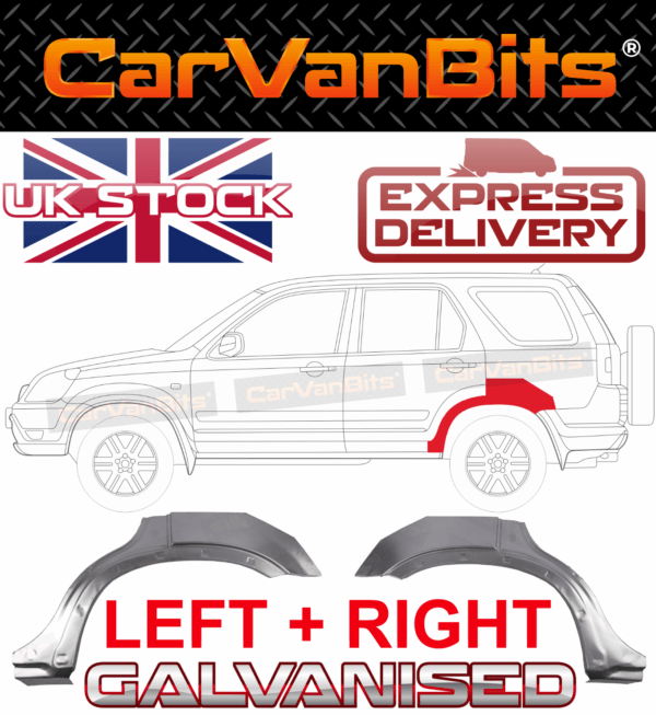 For Honda Crv Cr V Rd 01 06 Rear Wheel Arch Repair Body Outer Panel Pair 375177429386