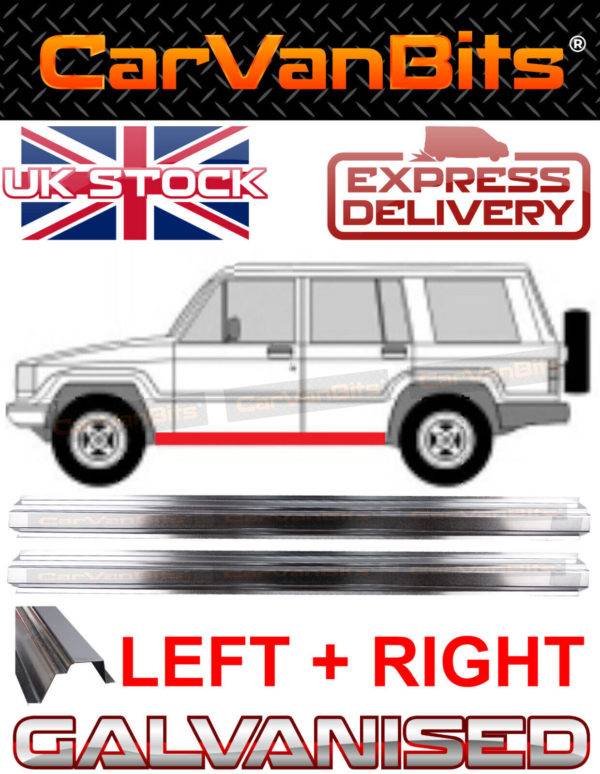 For Isuzu Trooper Ubs 83 05 Sill Repair Body Rust Outer Panel Galvanised Pair 373992098716