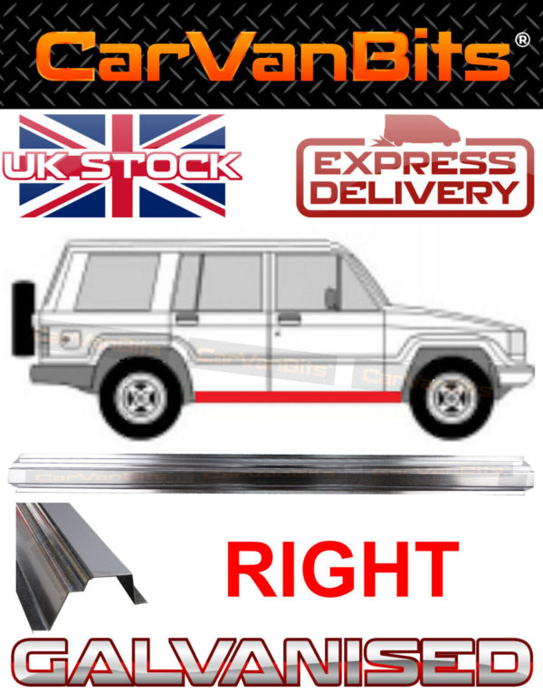 For Isuzu Trooper Ubs 83 05 Sill Repair Body Rust Outer Panel Galvanised Right 374259915836