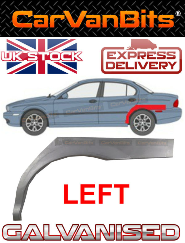 For Jaguar X Type 01 09 Rear Wheel Arch Repair Body Rust Wing Panel Left 374259915816