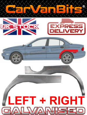 For Jaguar X Type 01 09 Rear Wheel Arch Repair Body Rust Wing Panel Pair 374064712816