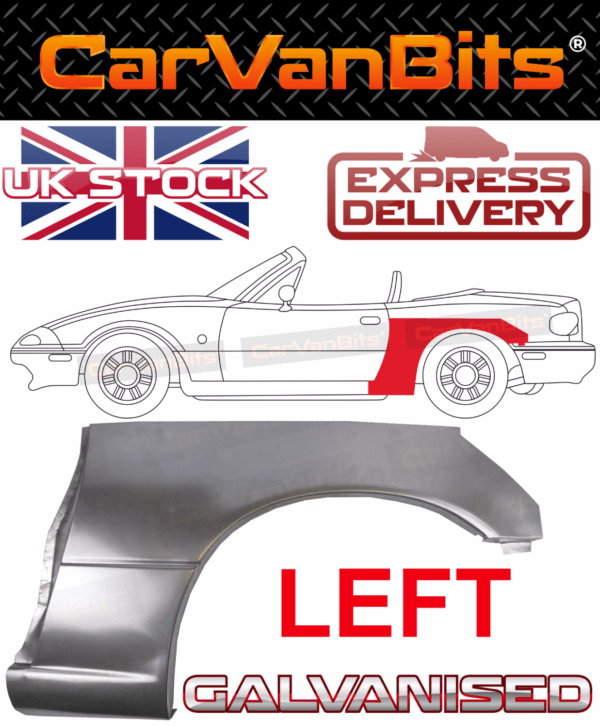 For Mazda Mx 5 Mx5 Na 89 98 Rear Wheel Arch Repair Body Quarter Panel Sill Left 375158573376