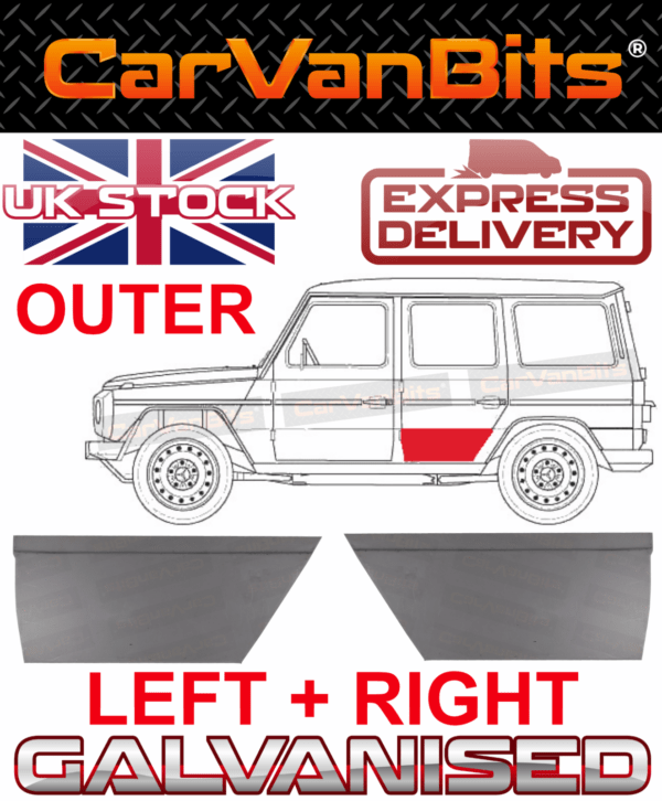 For Mercedes G Class W460 W461 W463 79 18 5d Rear Door Outer Sill Repair Panel P 375191114376