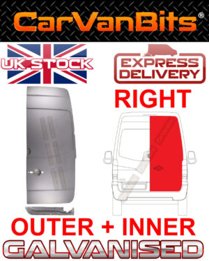 For Mercedes Sprinter Vw Crafter 06 18 Rear Door Inner Outer Repair Panel Full R 374440370956